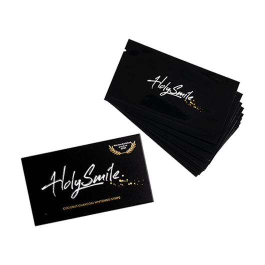 Pacchetto di strisce sbiancanti e penna