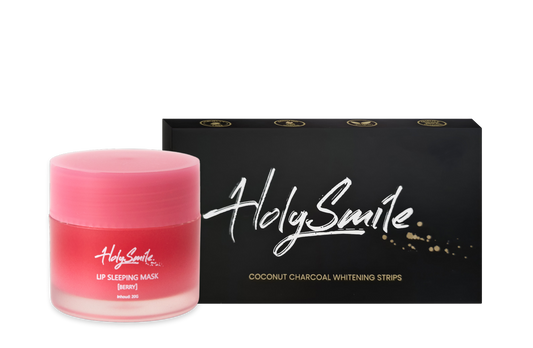 Strisce sbiancanti + maschera labbra